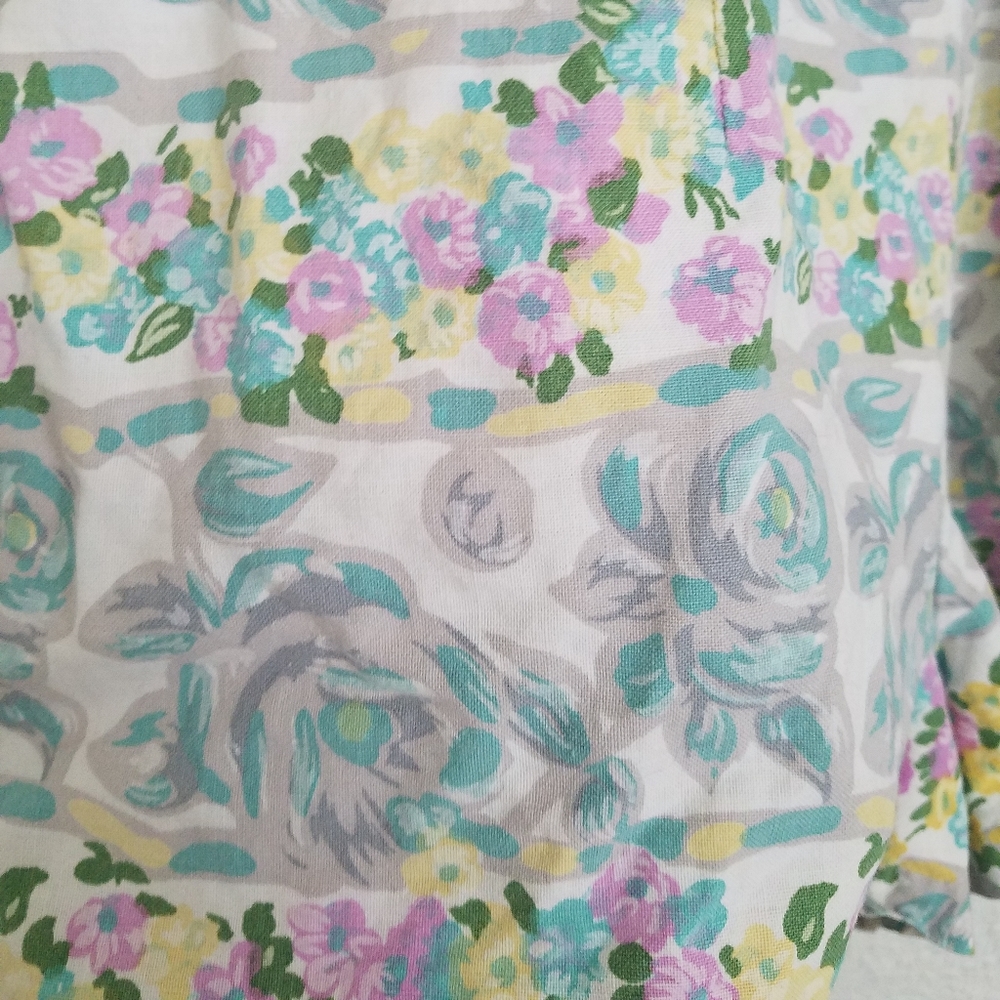 1940s - 1950s Floral Playsuit - image 7